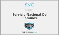 Servicio Nacional De Caminos  Snc