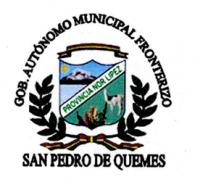 Gobierno Autonomo Municipal De San Pedro De Quemes